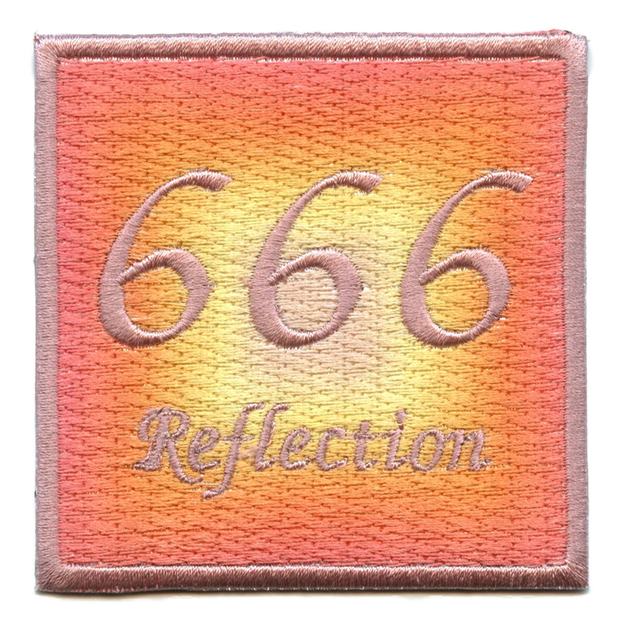 666 Angel Numbers Patch Reflect Mythology Psychic Embroidered Iron