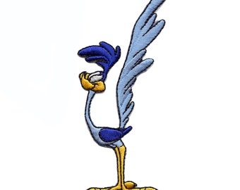 Road Runner Standing Patch Looney Tunes Cartoons Gesticktes Aufnäher BG3