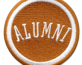 Patch de estudante universitário Alumni Austin Texas Graduate bordado para passar a ferro CC6