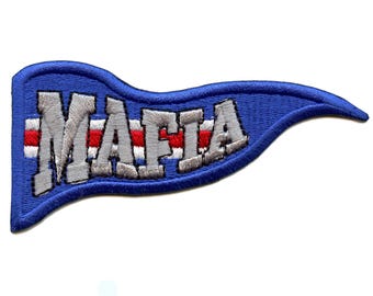 Buffalo maffia wimpel patch voetbal sportteam geborduurd opstrijkbaar AH8