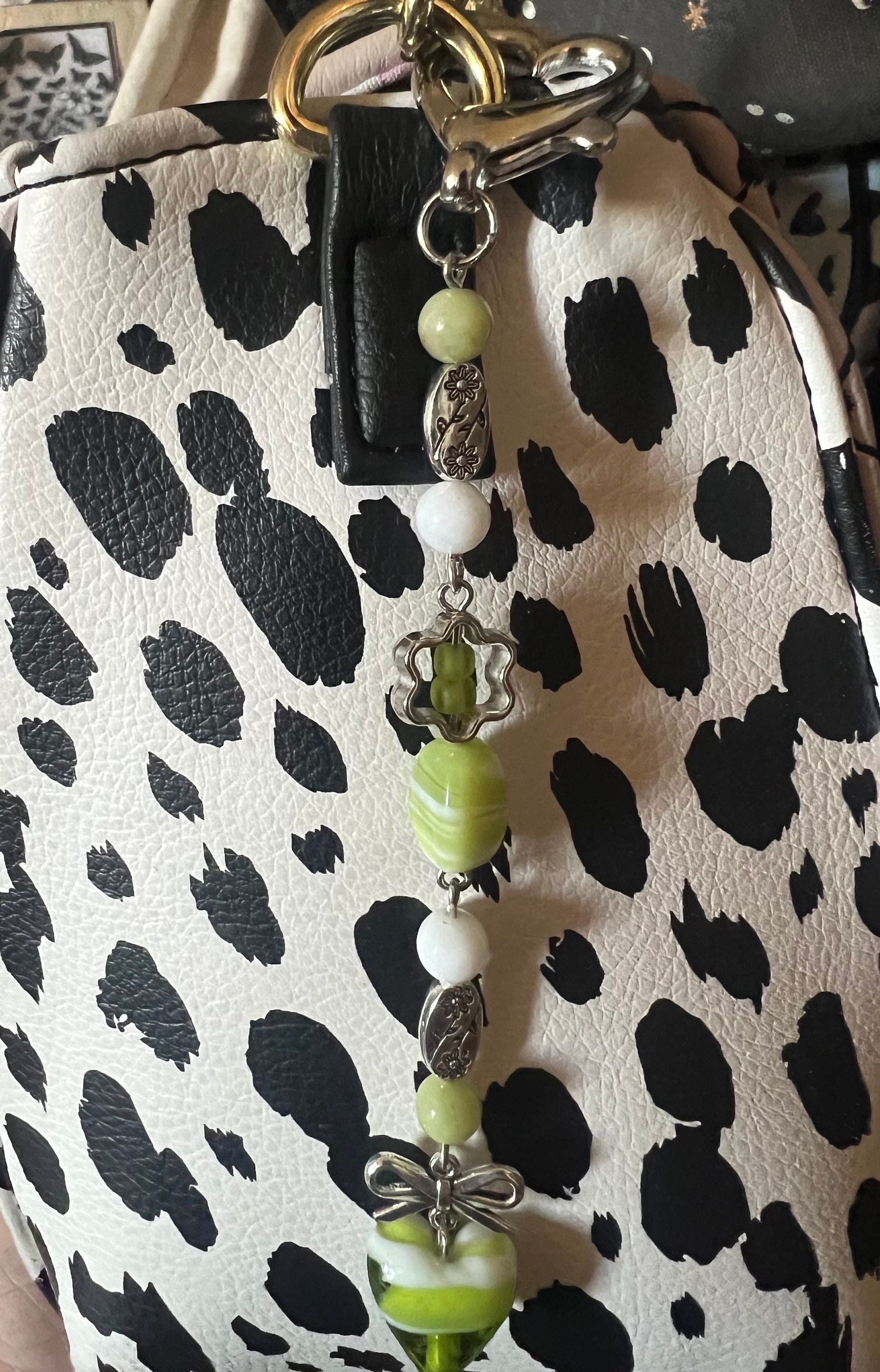 Beaded Cottage Keychains Handmade Cottagecore Simple Sweet Aesthetic - Etsy