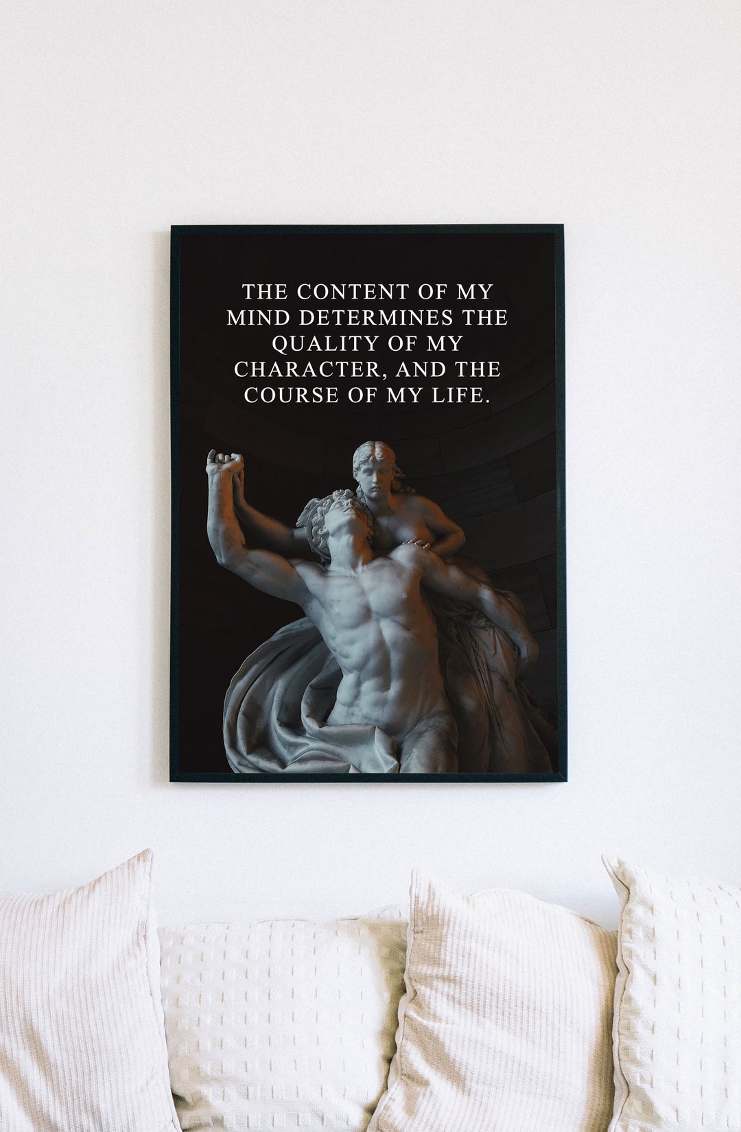 The Content of My Mind Determines the Quality of My Character, and the