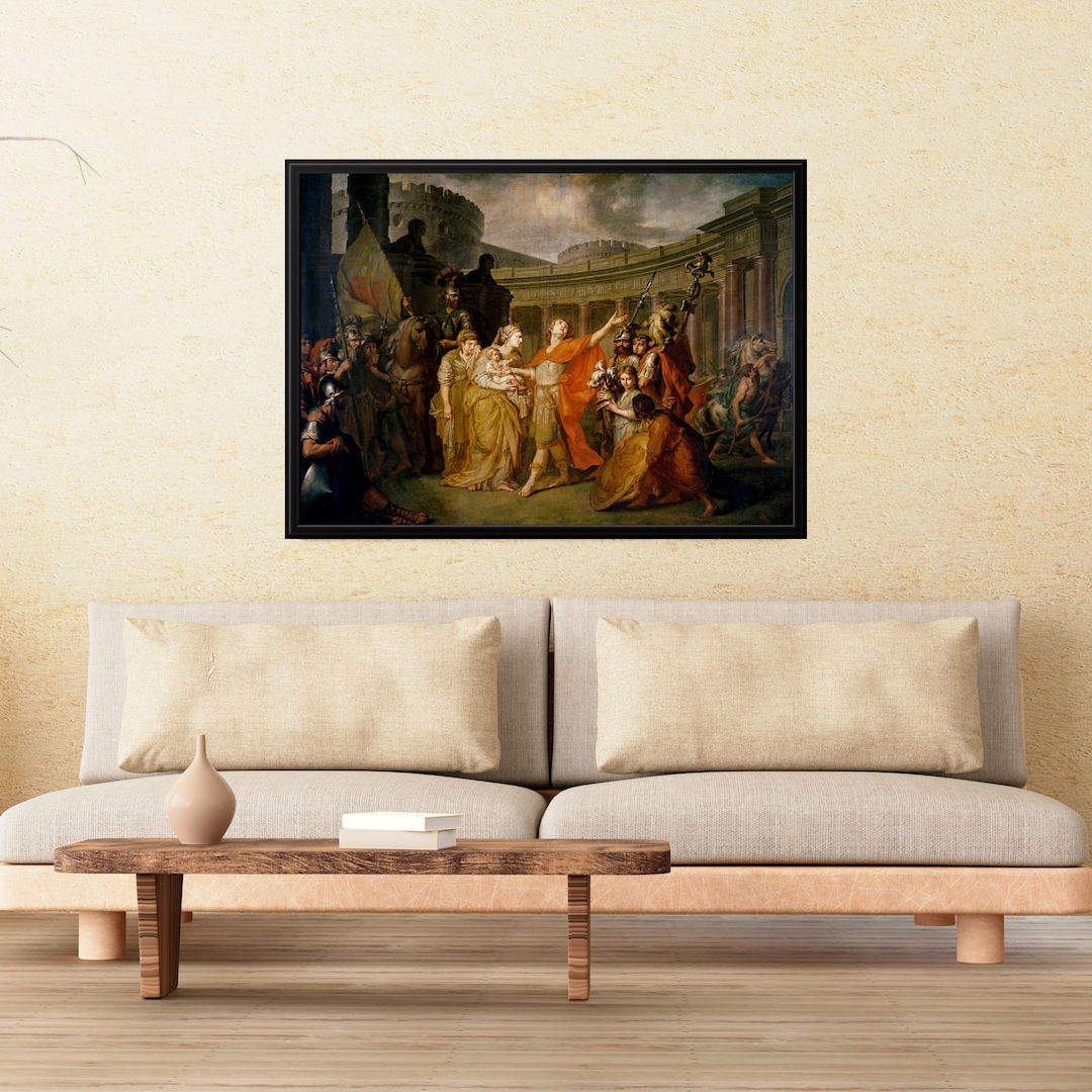 Addio di Ettore ad Andromaca stampa stampa d'arte