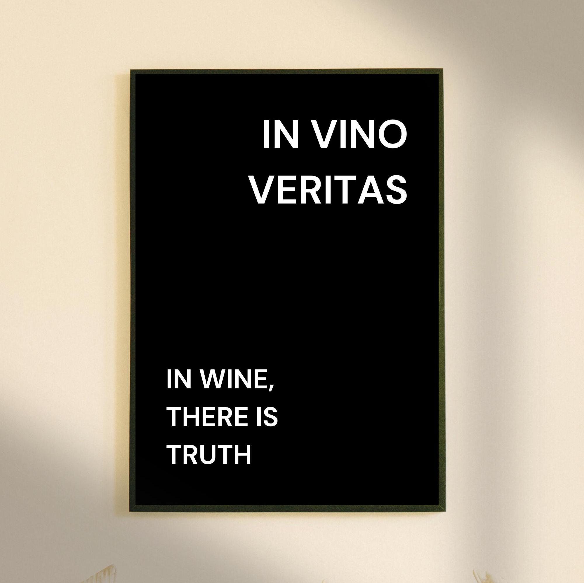 5 Verres à Vin Vintage Dorés - Set Coupes Avec Devise 'Veritas' - Service 5 Pièces