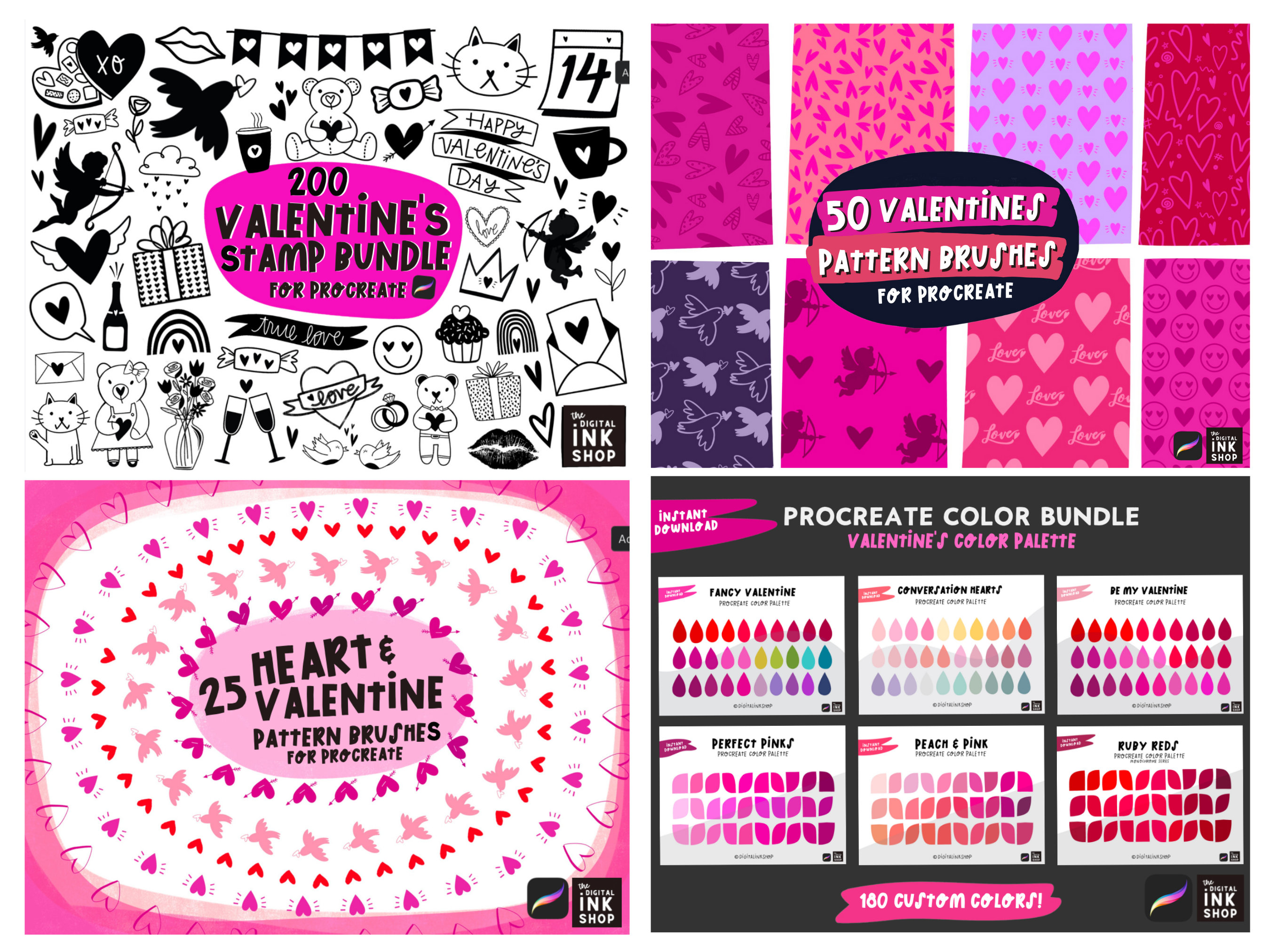 Procreate Brush Bundle L Procreate Stamps L Valentine S Procreate Procreate Brush Bundle L Procreate Stamps L Valentine S Procreate