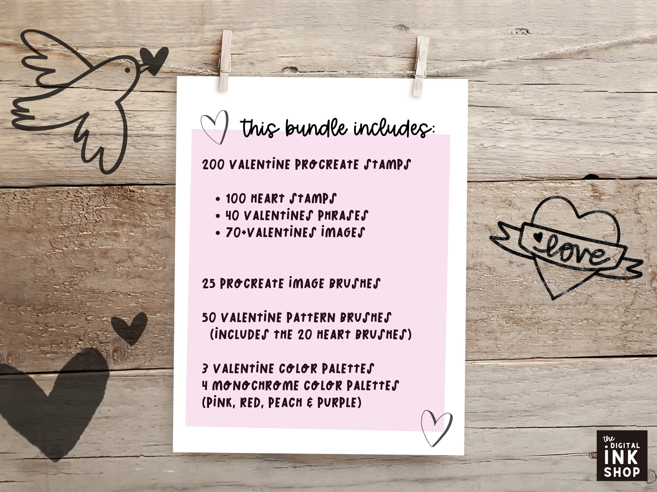 Procreate Brush Bundle L Procreate Stamps L Valentine S Procreate Procreate Brush Bundle L Procreate Stamps L Valentine S Procreate