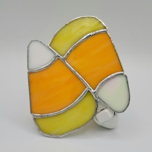 Candy Corn Stained Glass Nightlight