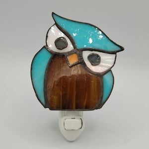Owl Stained Glass Nightlight