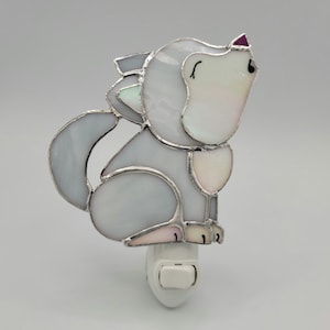 Wolf Stained Glass Nightlight