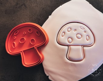 Paddestoelkoekjesvormer & stempel I Paddestoelkoekjesvormer