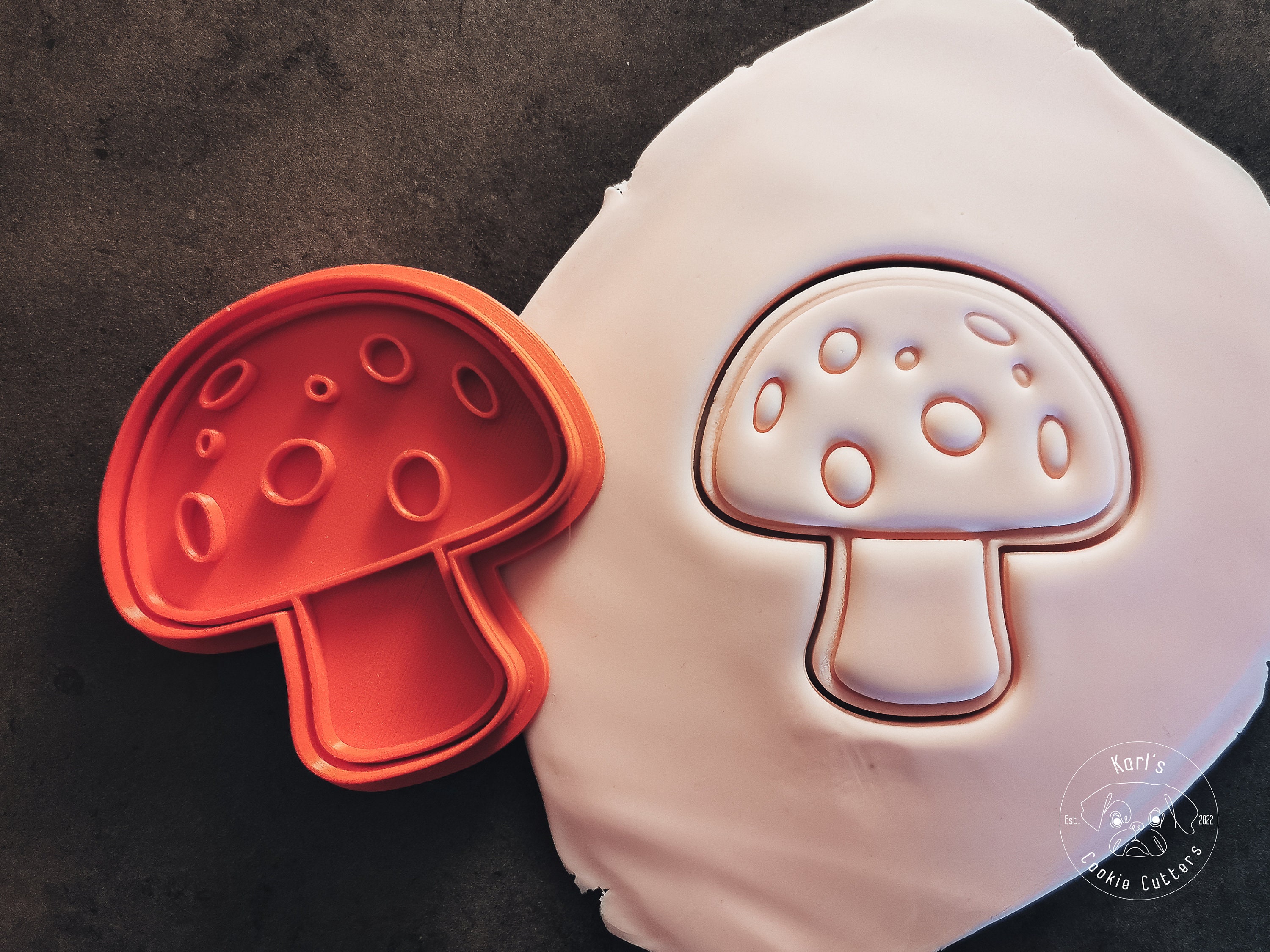 Mushrooms Cookie Cutter + Stamp