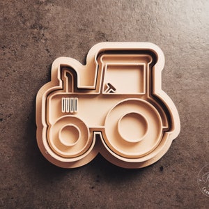 Traktor, Trecker, Bauernhof Cookie Cutter & Stamp I Keksausstecher I Fondant Stempel