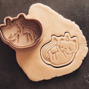 Unicorn cat cookie cutter