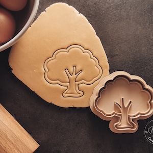 Baum, Wald, tree Cookie Cutter & Stamp I Ausstechform Fondant