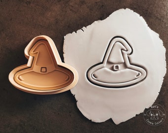 Hexenhut, witch hat cookie cutter & stamp I Keksausstecher I Fondant Stempel