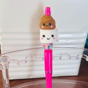 3D Poop and Toliet Paper Pen