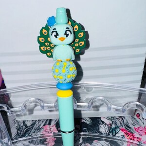 3D Peacock with DaisyBead Beaded Pen