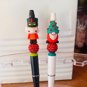 3D Gnome and Nutcracker Pens