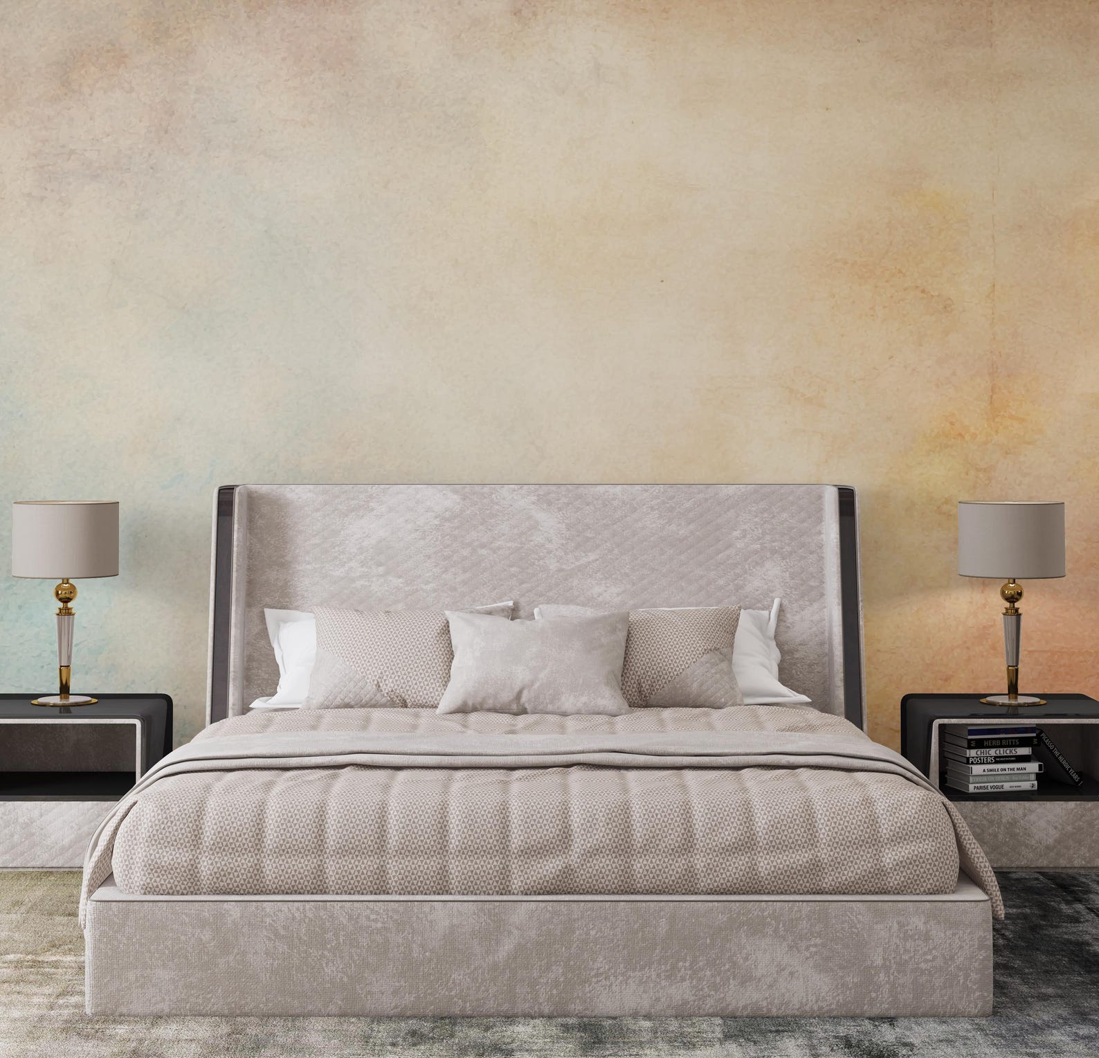 Luxury Modern Venetian Wallpaper | Faux Texture | Decorative Paint ...