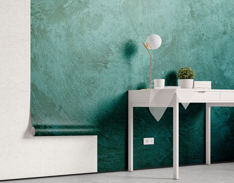 Modern Wallpaper Plaster & Stucco Peel and Stick Etsy