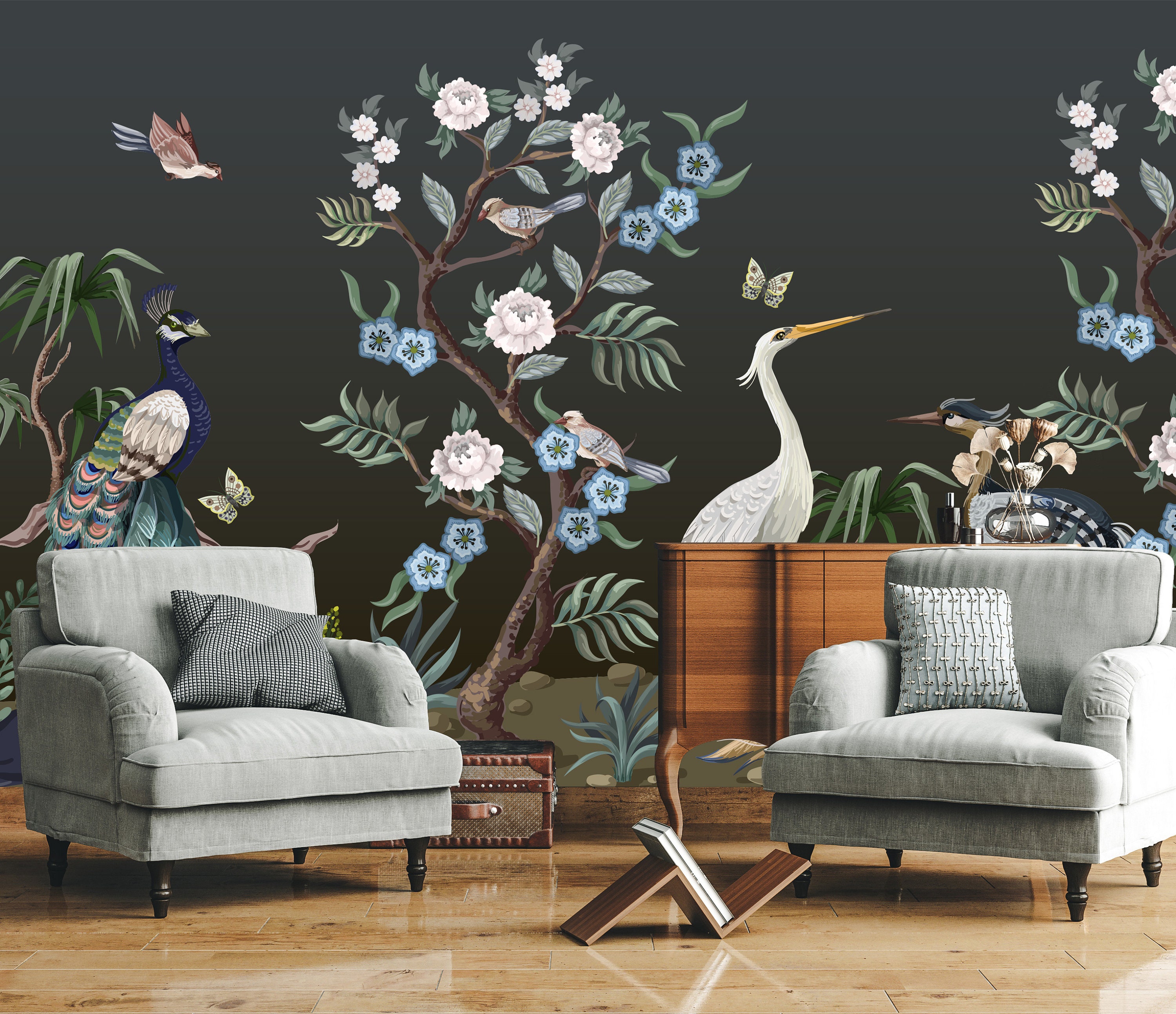 Chinese Wallpaper  Fascinating Chinoiserie décor to impress