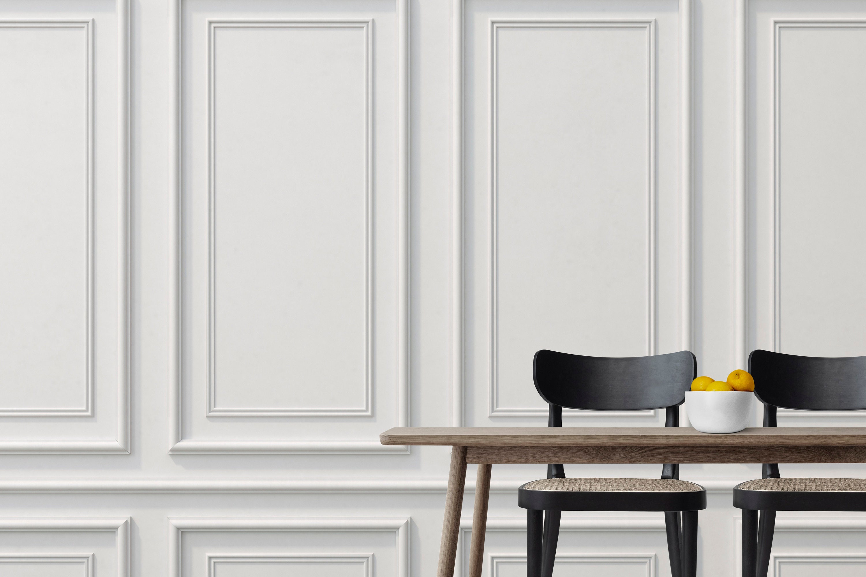 Modern White Wood Panels Wallpaper Luxury Wood Mural Etsy