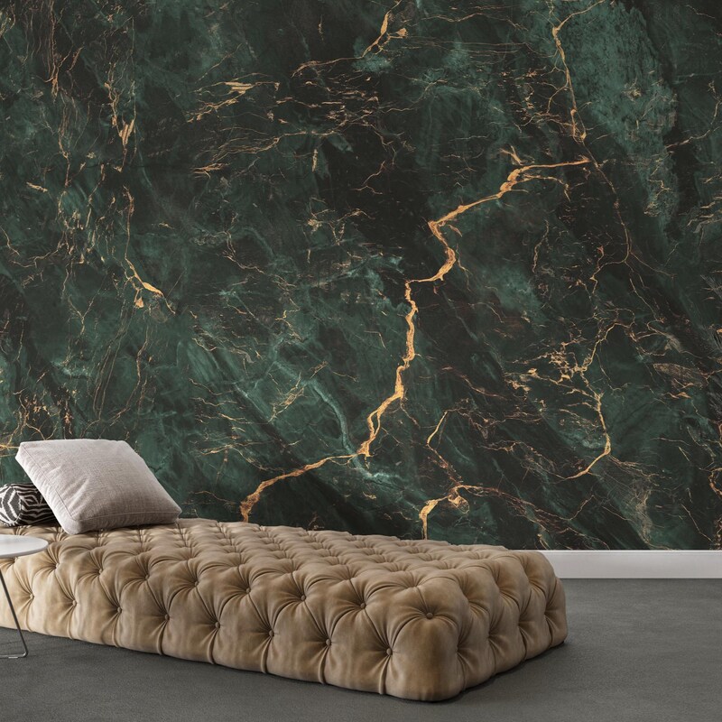 Green Marble Wallpaper - Etsy