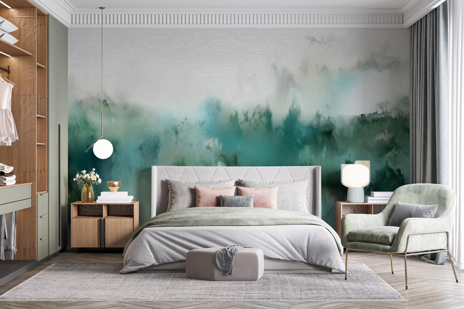 ABSTRACT Nature Wallpaper Minimalist Wallpaper Nature Forest Watercolor