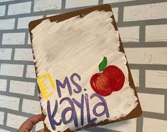 Personalized Teacher clipboard