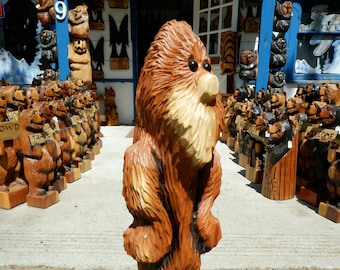 Sasquatch Carving chainsaw art