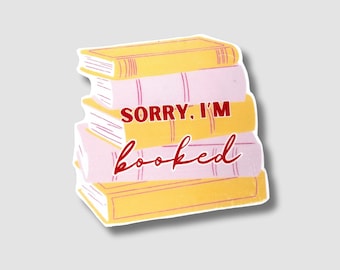 I'm Booked Sticker