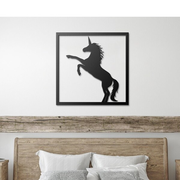 Unicorn Outdoor Wall Art Etsy