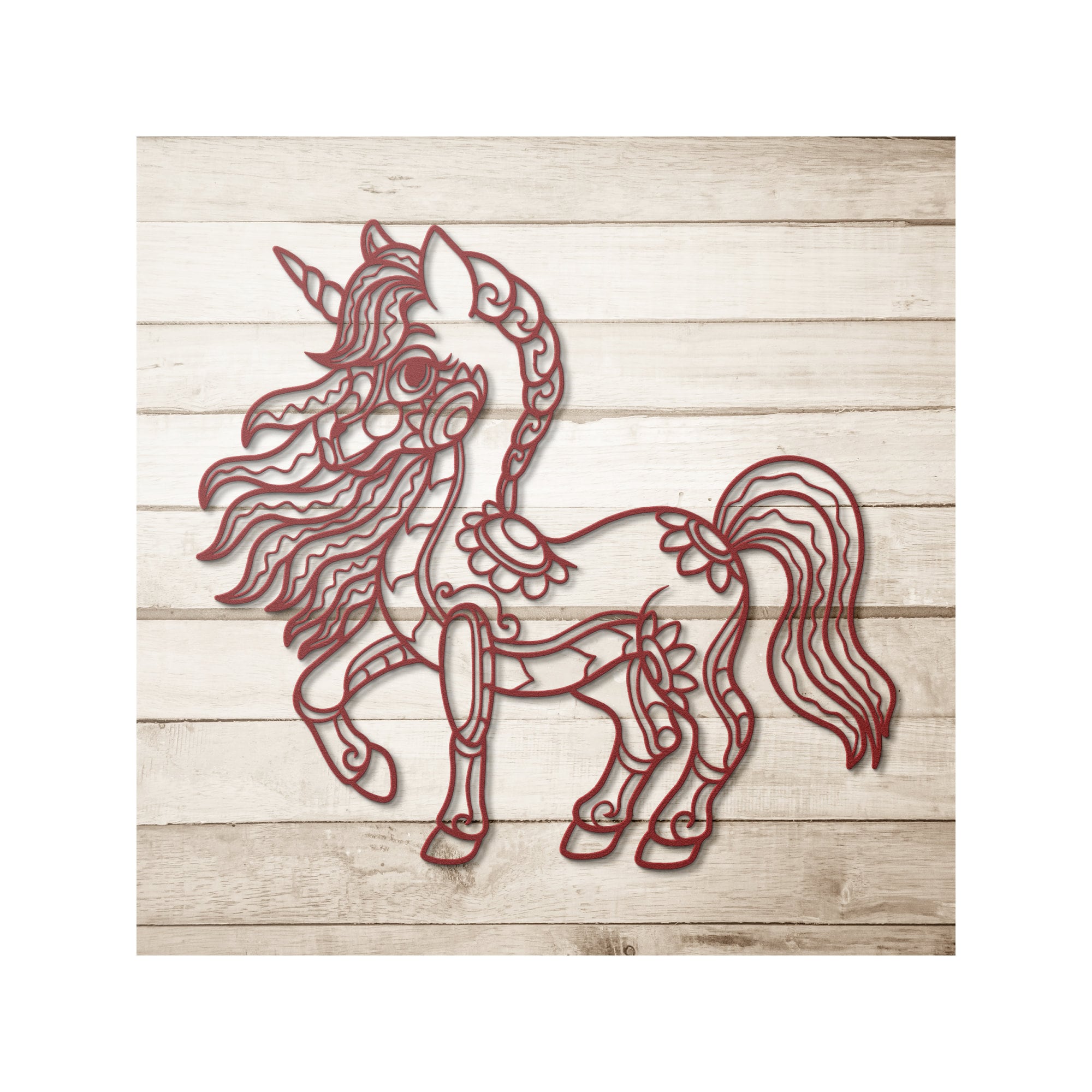 Magical Unicorn Metal Wall Art Unicorn Metal Art Print Metal Etsy