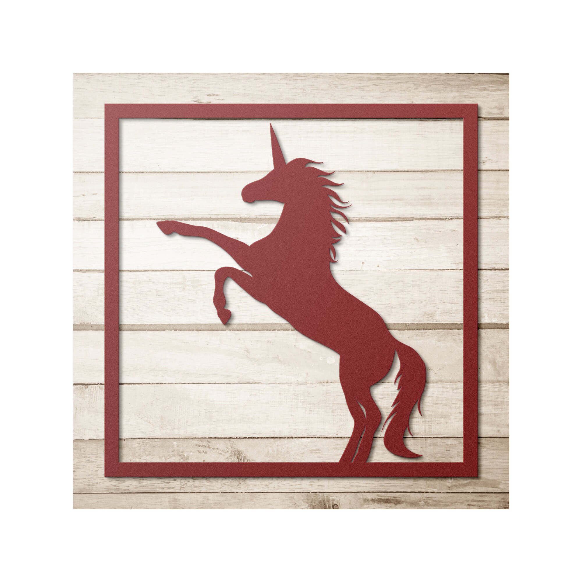 Unicorn Metal Wall Art Mythical Creature Wall Decor Metal Etsy