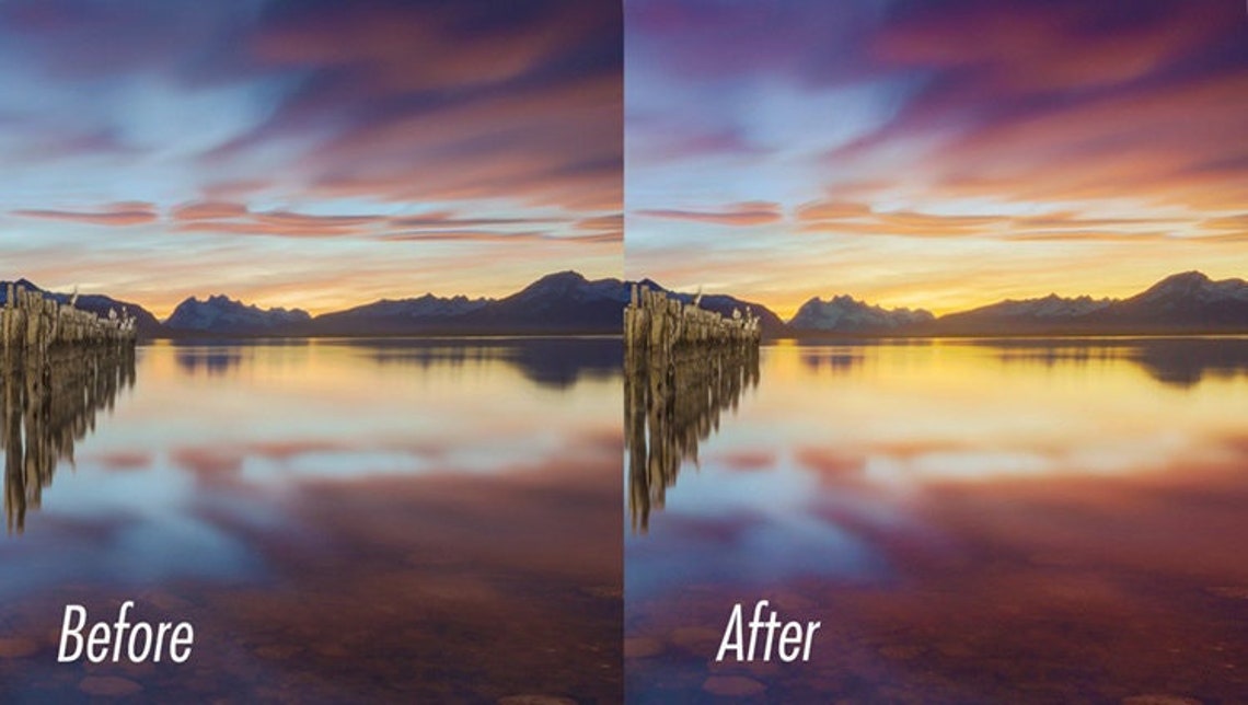 Photoshop Before After Landscape - Etsy