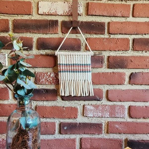 Trans Pride Macrame Wall-Hanging | Transgender Flag Home Decor | LGTBQ | Recycled Cotton Macrame | Queer Art