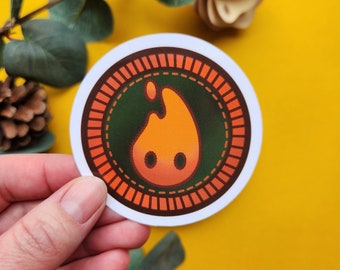 Spirit Scout Patch Sticker: Cozy Grove Waterproof Sticker