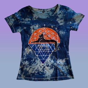 Cats under the stars - Female t-shirt