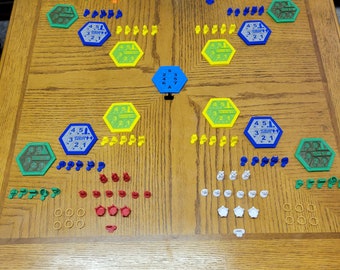Catan Cities and Knights Print - Etsy