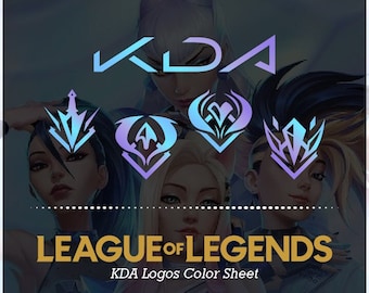 League of Legends Role & Lane Logo Color Sheet Download Vector Logo SVG ...