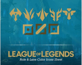 League of Legends Role & Lane - kleurenblad logo - download vectorlogo (svg, pdf, png)