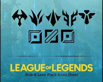 League of Legends Role & Lane - logo zwart vel - download vectorlogo (svg, pdf, png)