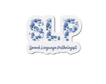 SLP Magnet, Die-Cut Speech Language Pathologist Gift