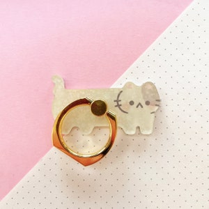 Miso the Cat Noodle - Kawaii Phone Ring - Phone Holder
