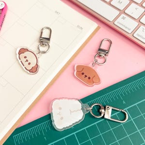 Little Charms - Porte-clés en acrylique - Accessoires de porte-clés - Personnages kawaii