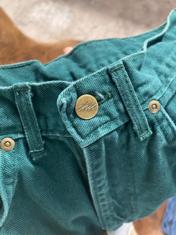 Forest green 90’s Chic jeans
