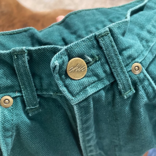 Forest green 90’s Chic jeans