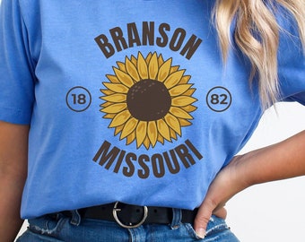 Chemise Branson Missouri, souvenirs Branson Missouri, vacances en famille Branson, chemise Branson Mo, Silver Dollar City, montagnes Ozark