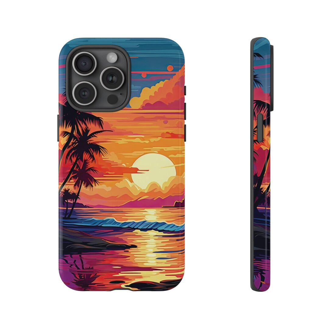 Beach Phone Case, Sunset Phone Case, Summer Phone Case, Ocean Phone