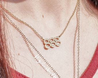 Angel Number Necklaces - 111 222 333 444 555 666 777 888 999 Numbers, Silver Rose Gold Stainless Steel Angels Chic Jewelry Pendant Necklace